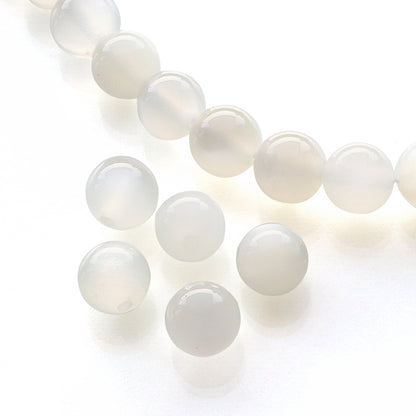 Natural stone Round Gray Moonstone (natural)