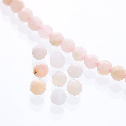 Natural stone round cut pink opal (natural)