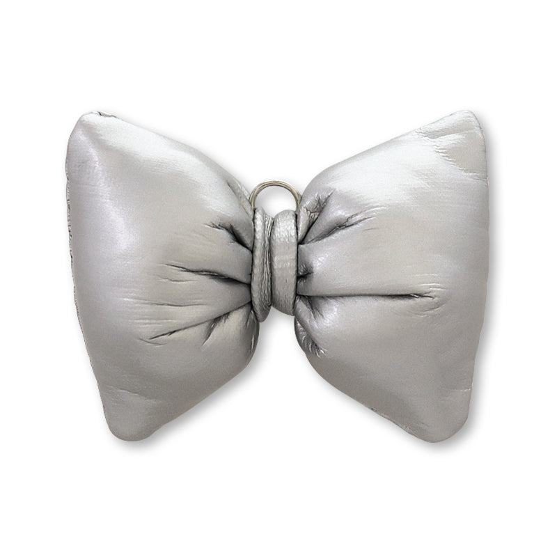 Fabric ribbon silver