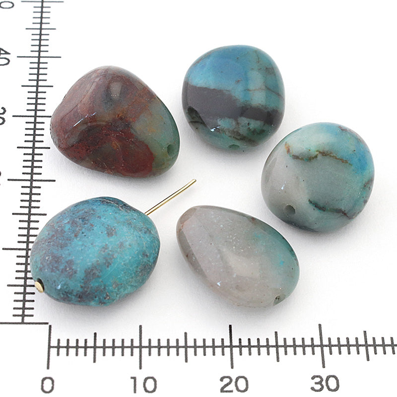 Natural stone tumble azurite (natural)