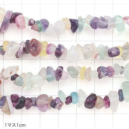 Natural stone Sazare multi-color fluorite
