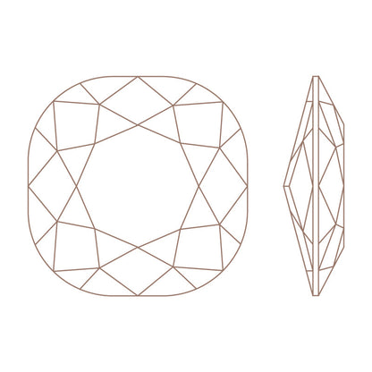 [大袋］貴和クリスタル ＃4487　クリスタルポピーレッドイグナイト