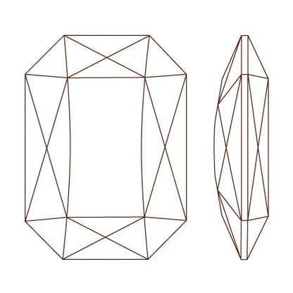 [大袋］貴和クリスタル ＃4627　ダークオレンジ/F