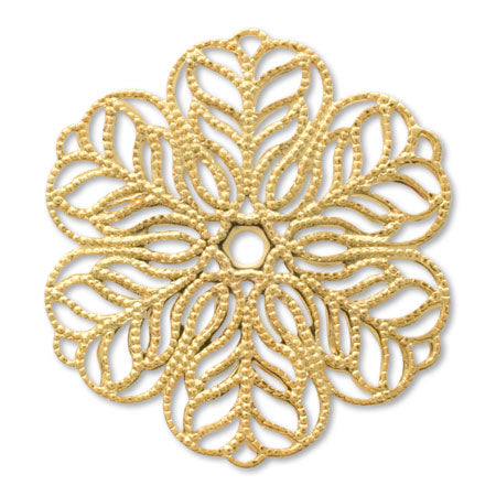 Scashpart-flowering 6-valve at 29mm gold