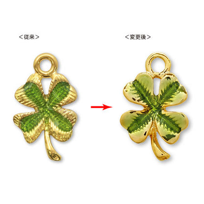 Charm clover (with epo) gold