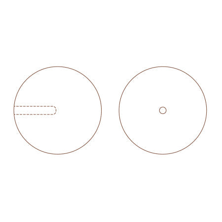 [大袋］貴和クリスタル ＃5818 片穴　ロイヤルゴールド