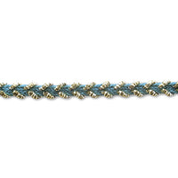 Chain ribbon blue