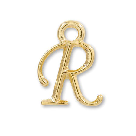 Charm Initial Basic R Gold
