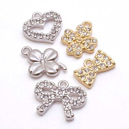 Charm Lucky Ribbon Crystal/G