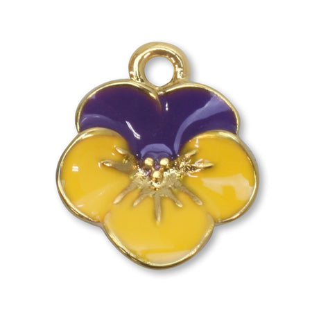Charm Flower Viola with Epo 1 Can Purple/G