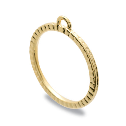 Gold with ring stand