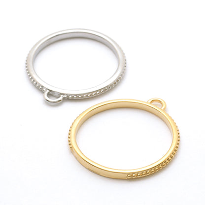 Ring stand with ring 2 gold (with coating)