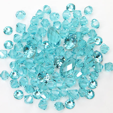 Large bag]Kiwa crystals #5328 Lt. Turquoise – 貴和製作所
