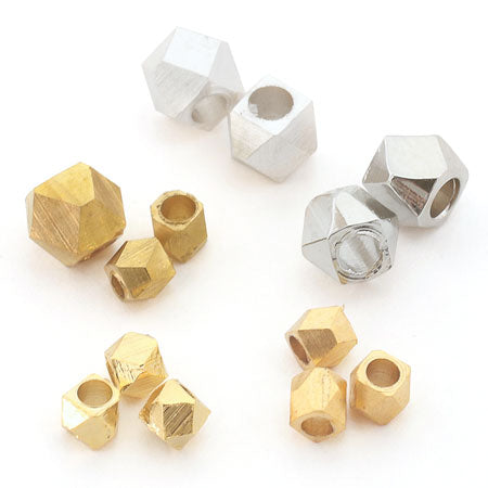 Metal beads soft gold