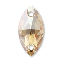 Kiwa crystals # 3223 Crystal Golden Shadow