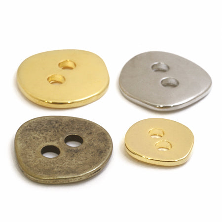 Metal parts button round Kinkobi