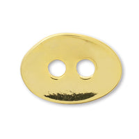 Button Parts Oval Gold [Outlet]