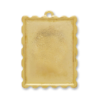 Design meal plate stamp gold