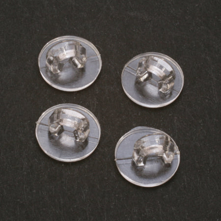 Button foot (resin) clear