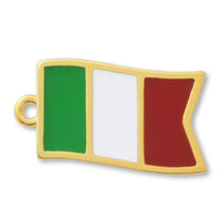 Charm Flag Italian Gold [Outlet]