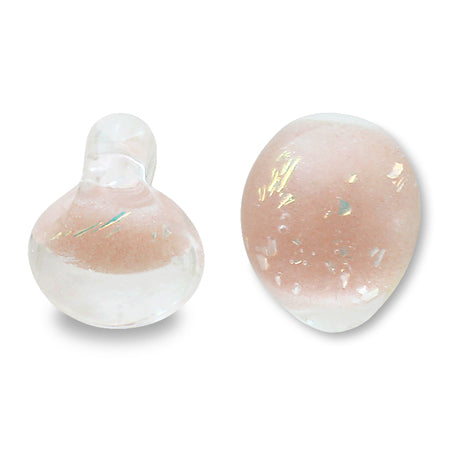 Gryant beads glitter nude Pink