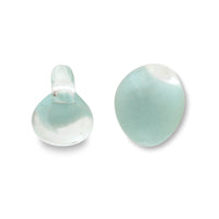 Teardrop beads Carolina blue