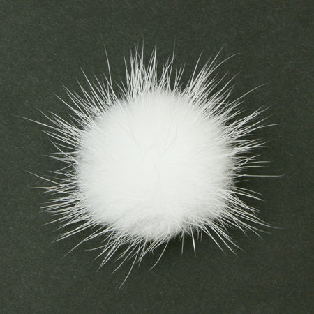 Mink ball can (closed mouth) White [Outlet]