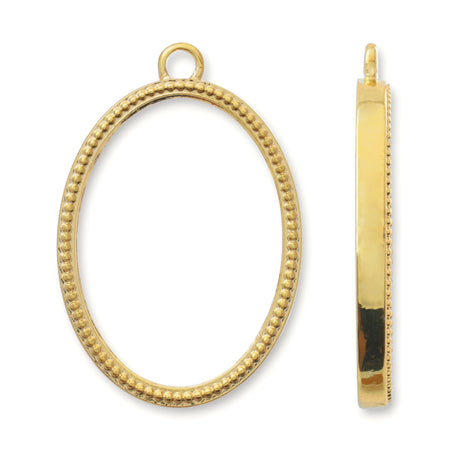 Design frame mill hammer oval gold