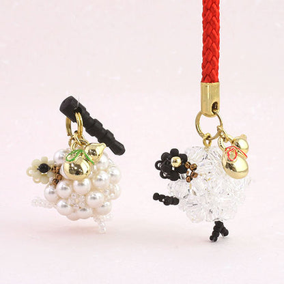 Charm Japanese style gourd purple/RC [Outlet]