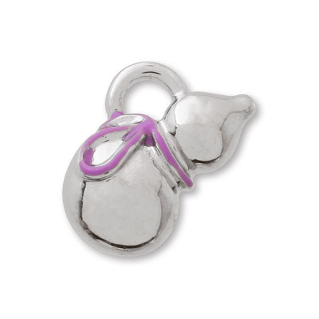 Charm Japanese style gourd purple/RC [Outlet]