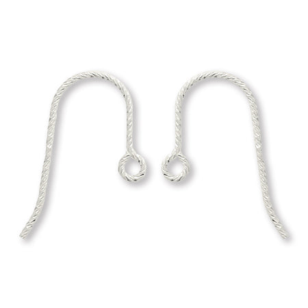 Earrings U-shaped sparkle SV925