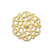 Sukasi parts hexagon approx. 14mm gold