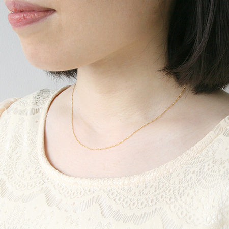 Slide chain necklace 120SFDC.TW gold