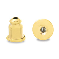 Earring catch with rubber gold