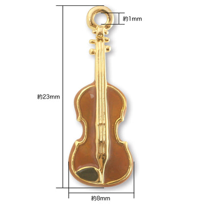 Charm violin brown/G