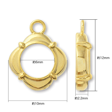 Domestic cast parts design frame round gold