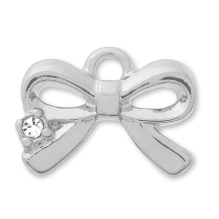 Charm Lucky: Open Ribbon Crystal/RC