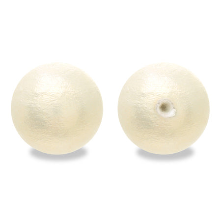 Cotton pearl single hole rich cream