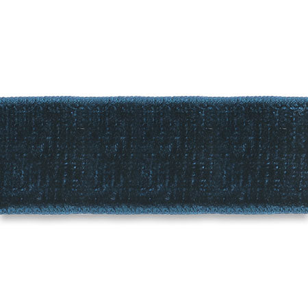 Double-sided velvet ribbon SIC-109 No.95 (Peacock blue)