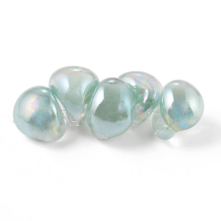 Teardrop beads brilliant bubble luster