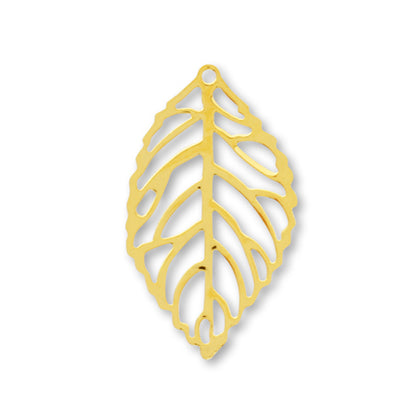 Sky Part Leaf 24 × 13 mm Gold