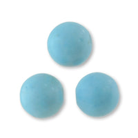 Natural stone round turquoise (kneaded dyeing)