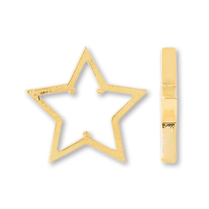 Cast parts frame star gold
