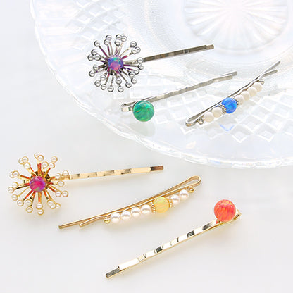 Hair fittings hairpin with bowl gold