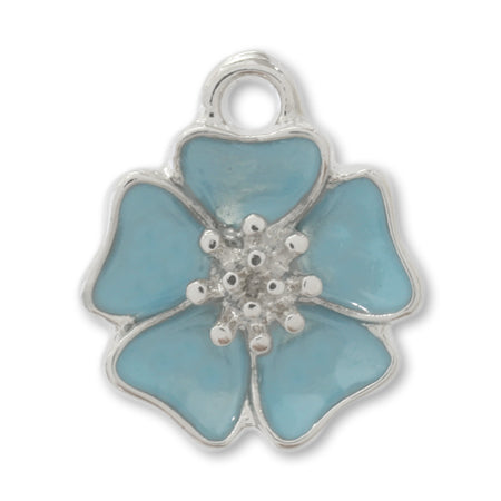Charm Flower Rosa with Epo Blue/RC
