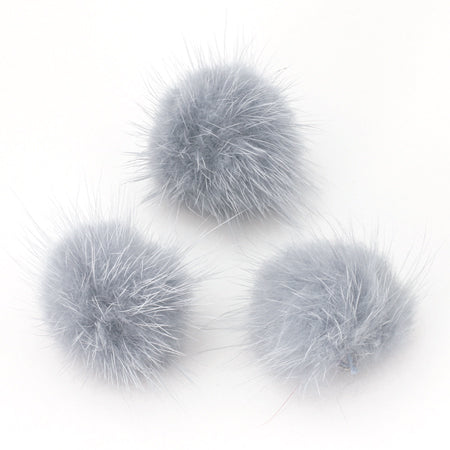 Mink ball can (closed mouth) Blue gray [Outlet]