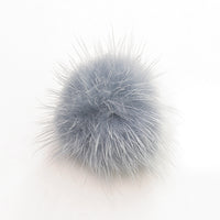 Mink ball can (closed mouth) Blue gray [Outlet]