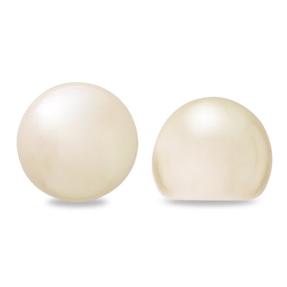 Resin pearl three quarter single hole cream