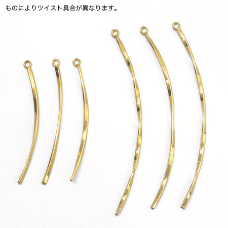 Metal stick flat curve 1 ring gold