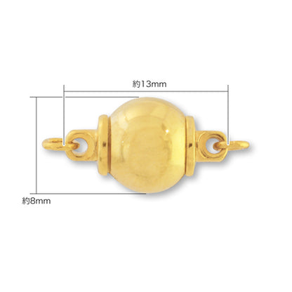 Magnet clasp No.13 gold